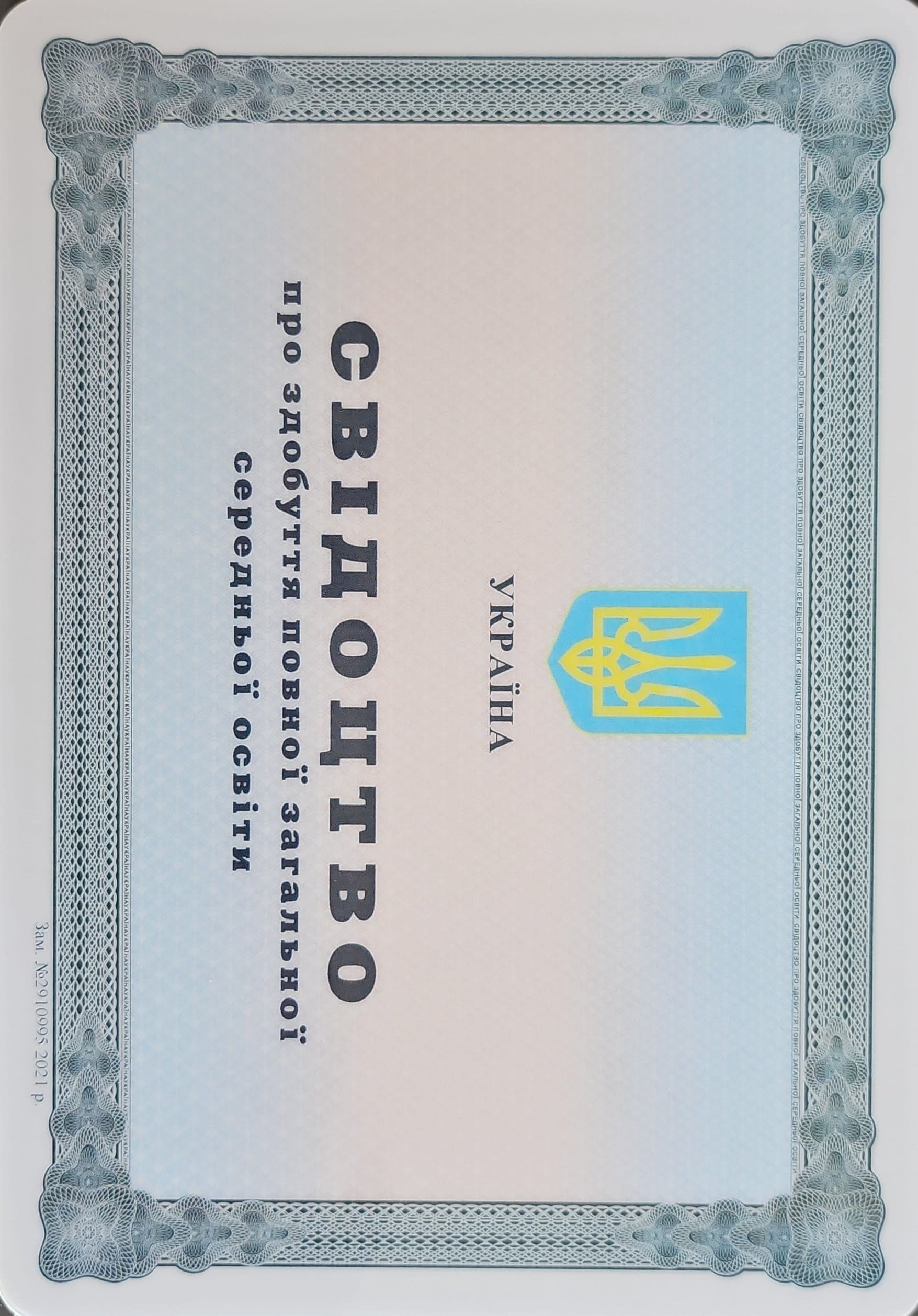 Сертификат 11 класс